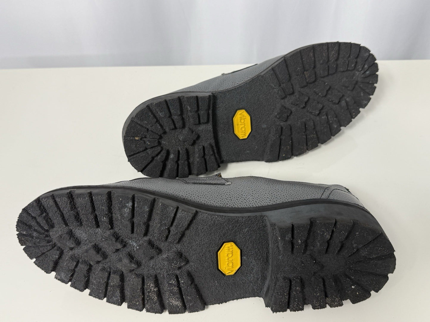 Thom Browne Men's Pebbled Penny Loafer With Hiking Sole