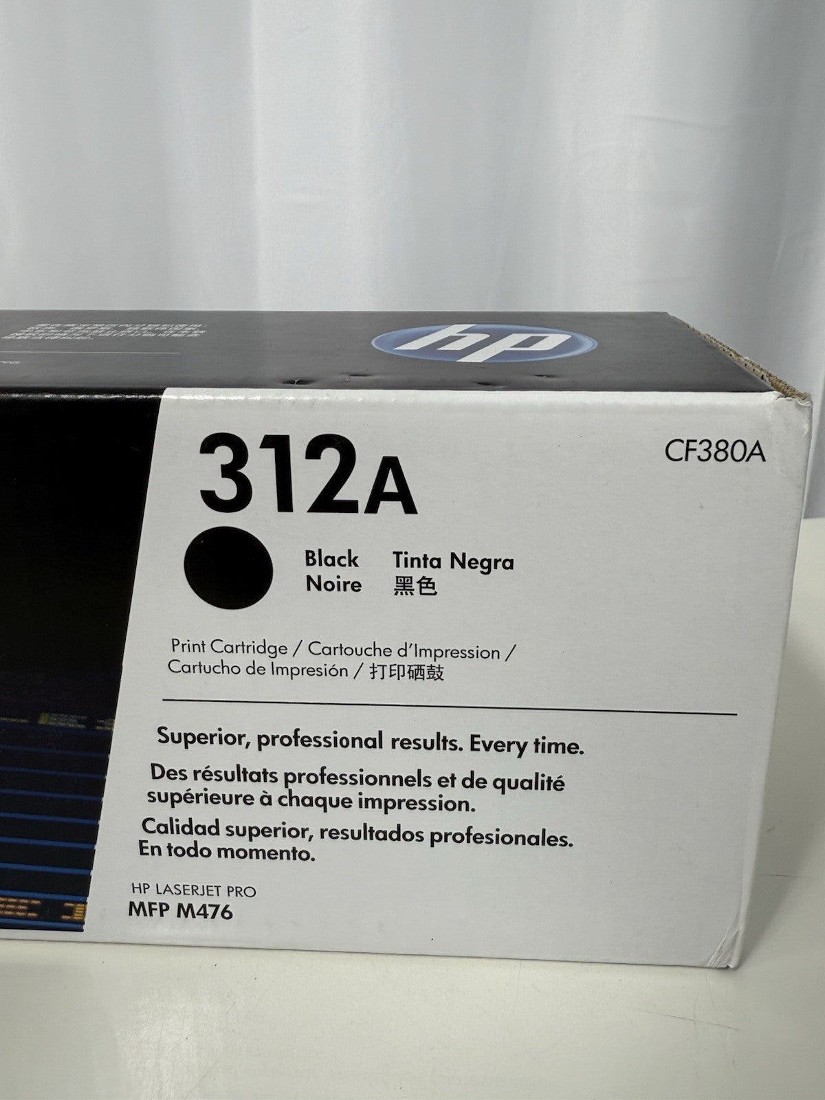 Genuine HP 312A Black LaserJet Toner Cartridge • CF380A • Sealed