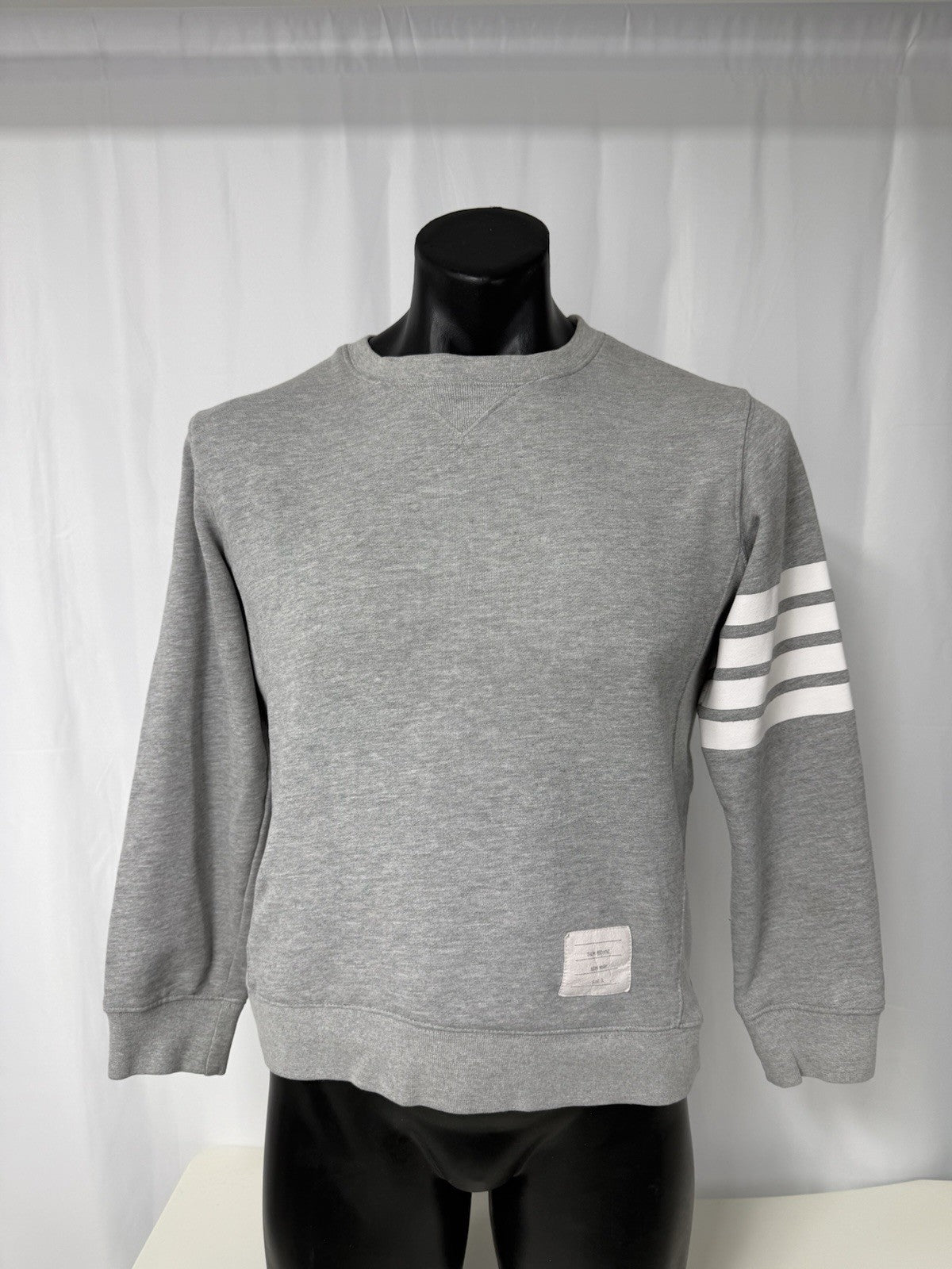 Thom Browne 4-Bar Pullover Sweater Size 3