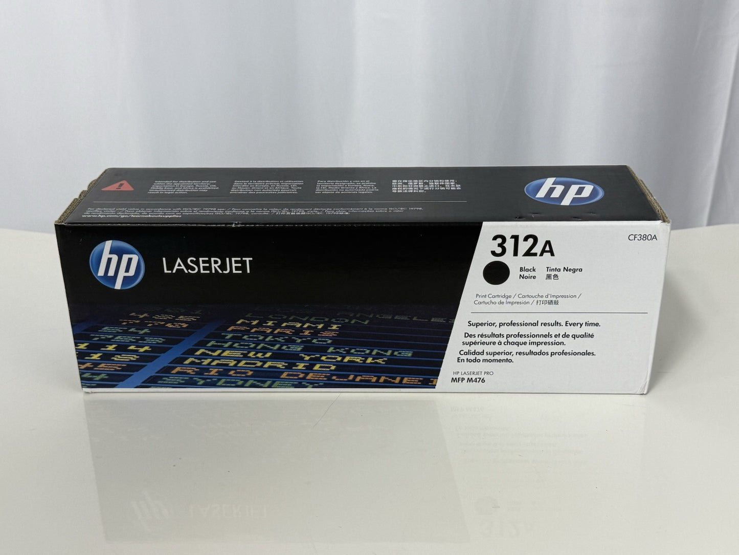 Genuine HP 312A Black LaserJet Toner Cartridge • CF380A • Sealed
