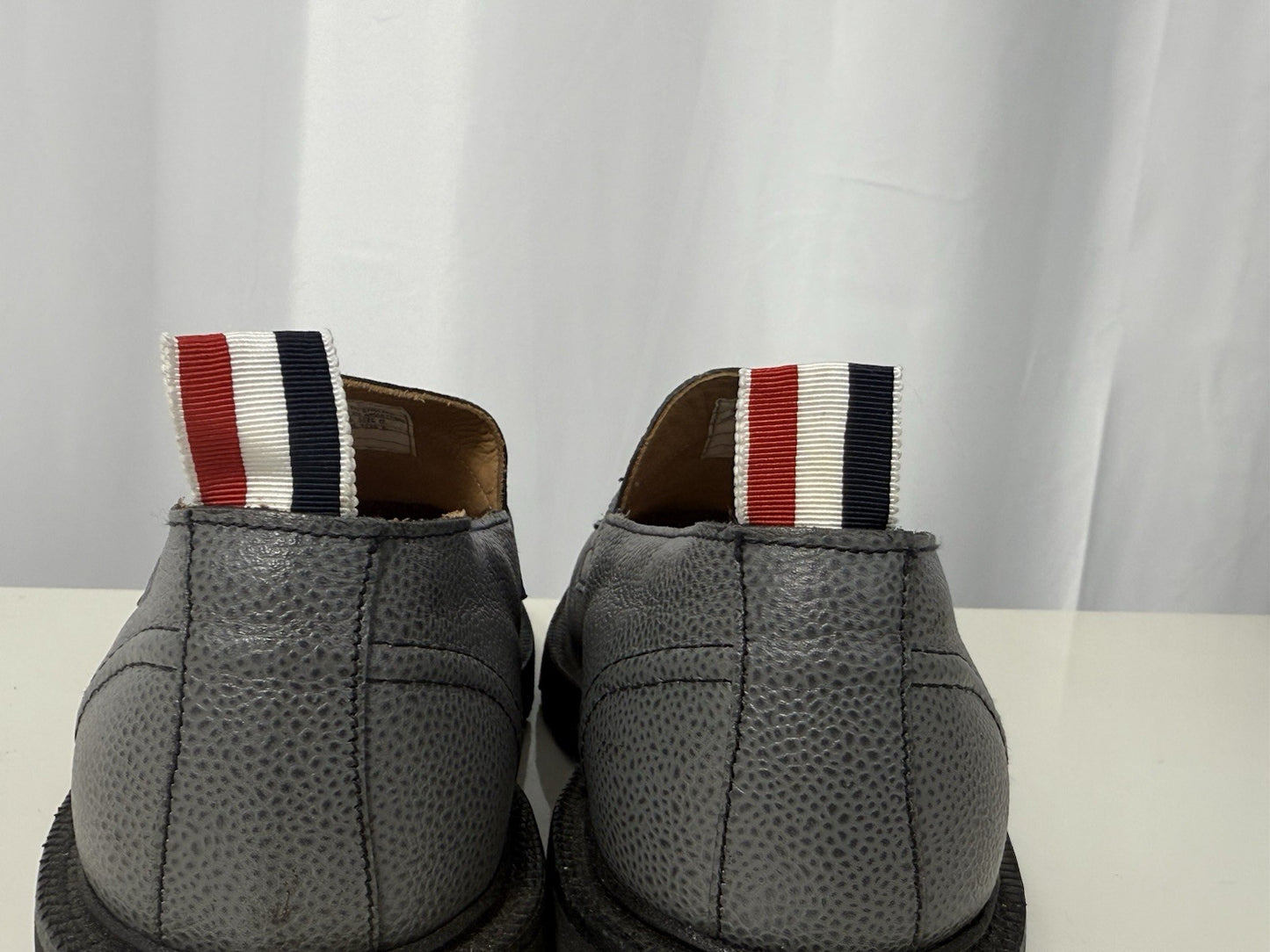 Thom Browne Men's Pebbled Penny Loafer With Hiking Sole