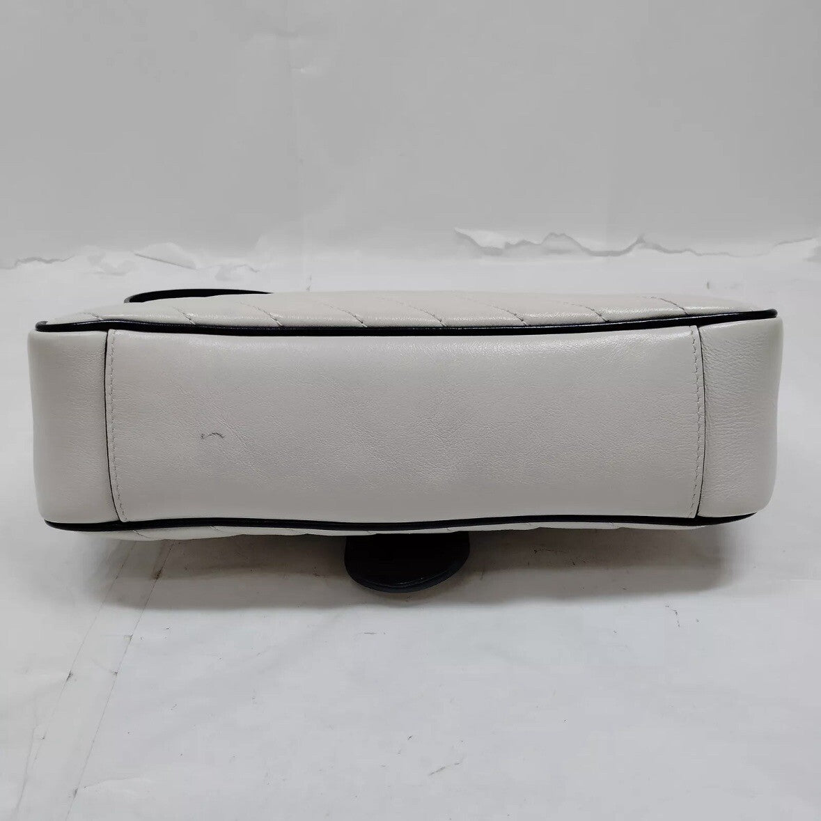 Gucci Shoulder Bag GG Marmont White Leather 3253211