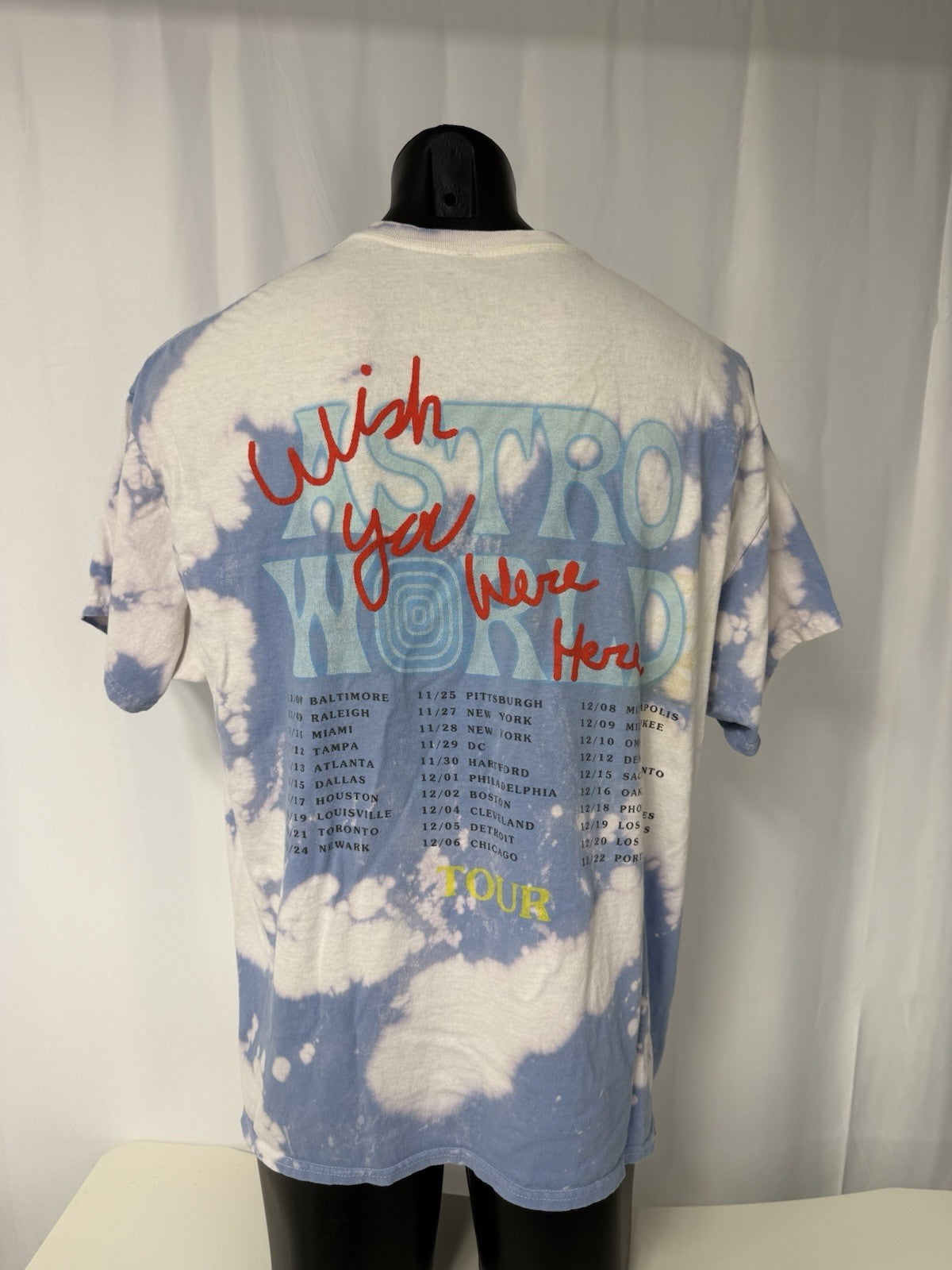 Travis Scott "No Bystanders" Astroworld Tee Size L
