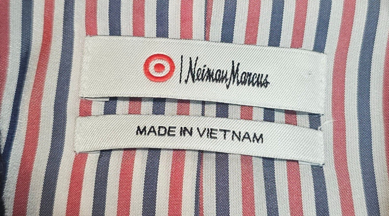 Thom Browne Neiman Marcus Target Navy Wool Blazer Jacket Women's XL NWT